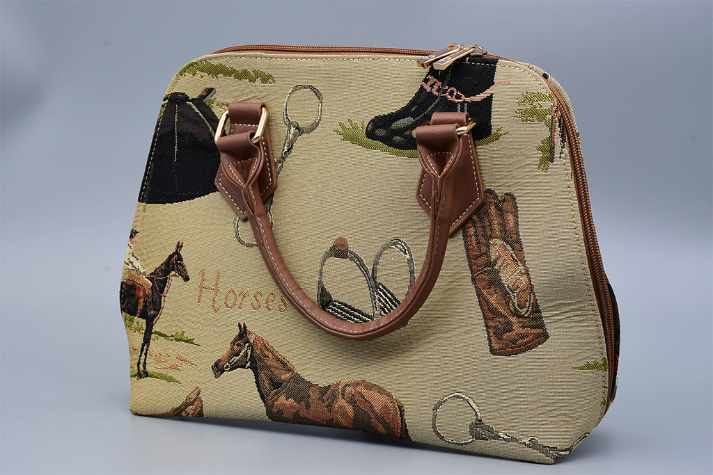 Handtasche Horses 34x24 cm