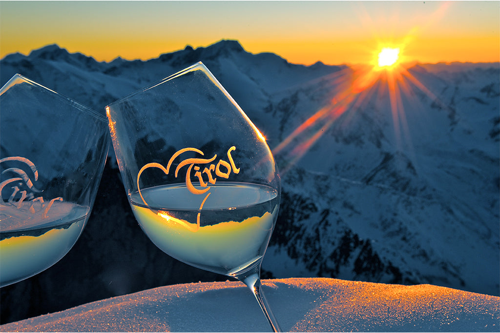 Leinenbild "Eiswein" Farbe