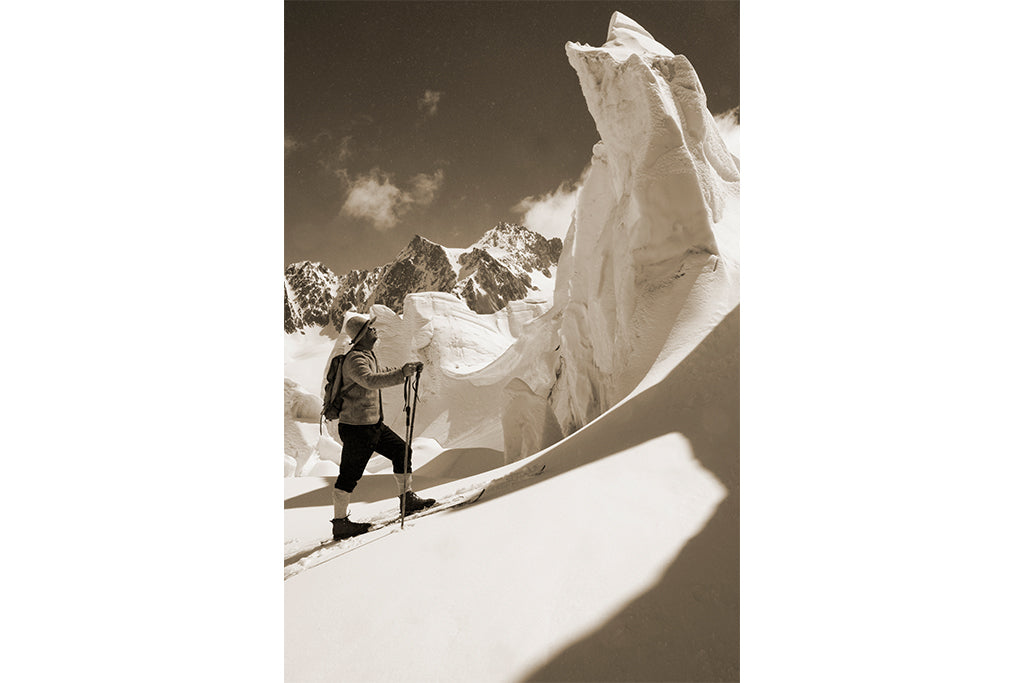Leinenbild "Quo Vadis" Sepia