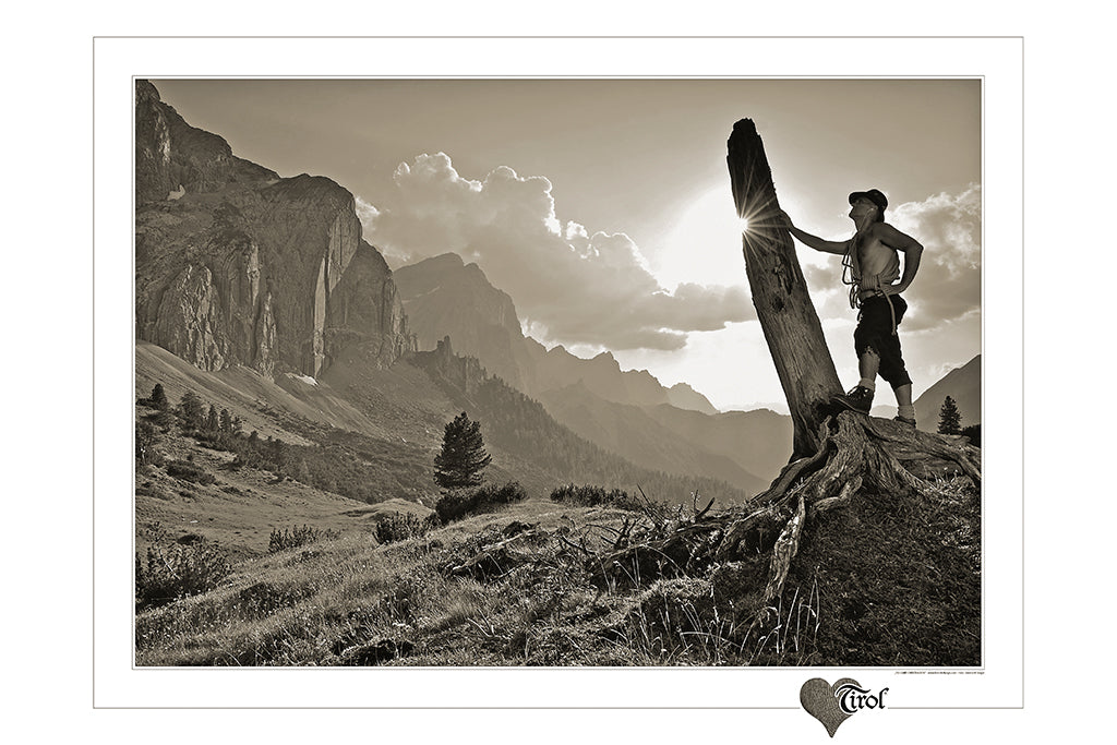 Poster "Ins Land einischaugn" Sepia