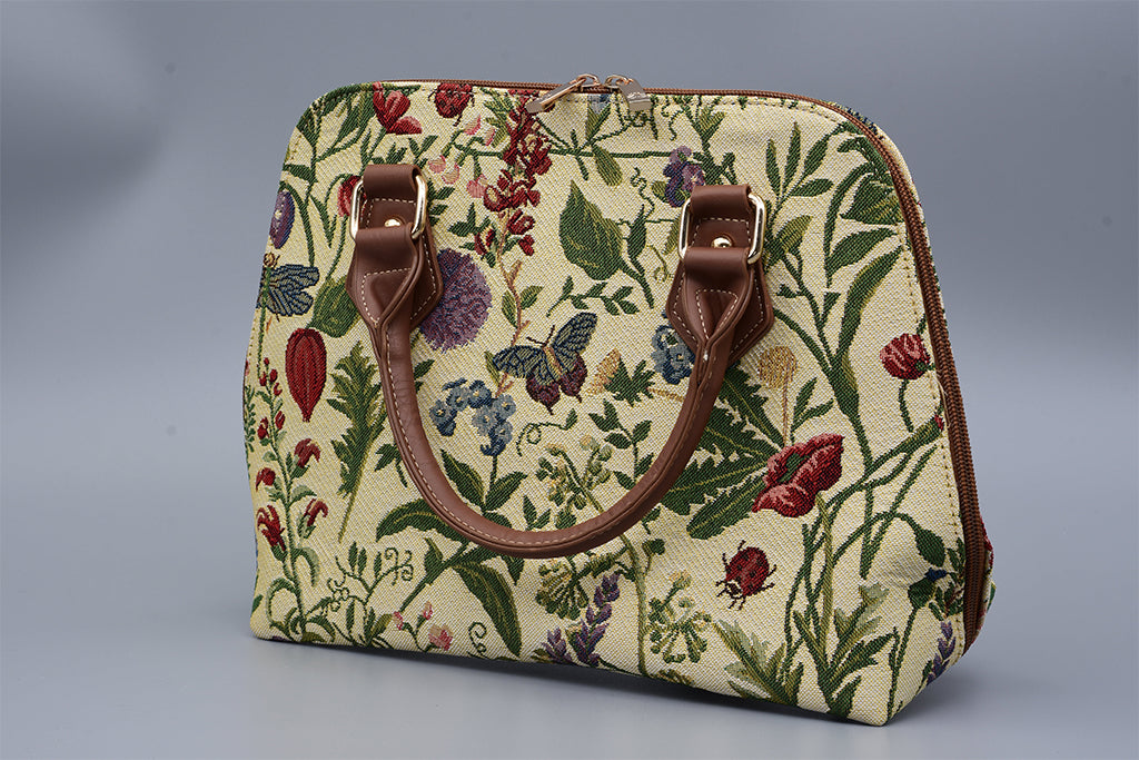 Handtasche Blumen 34x24 cm